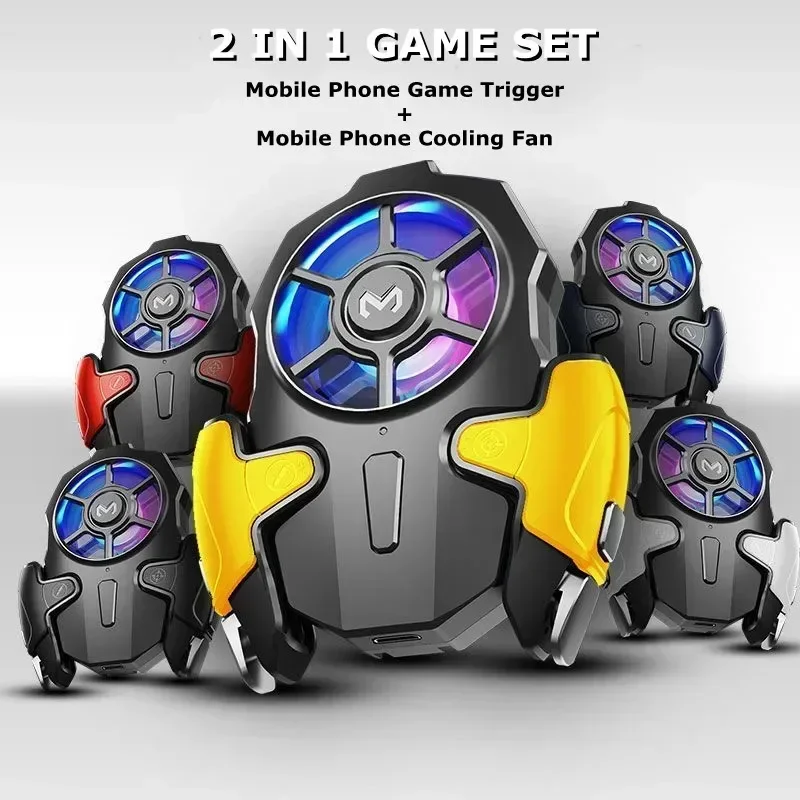 Board Game Android - 携帯電話ゲームパッドジョイスティックコントローラー、メモ、abs l1r1、pubgゲームトリガー、冷却ファン、iPhone、iOS、Android用ゲームセット