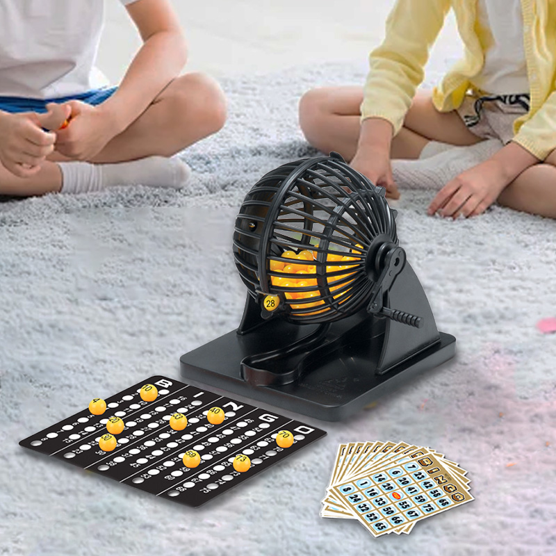 ビンゴ宝くじマシン ケージ プライズ 家族向け 大規模パーテ - Board Game Live のレビューと価格